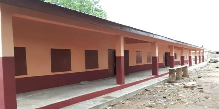 3-unit Classroom with Office and Store at Sabon-Zongo JHS