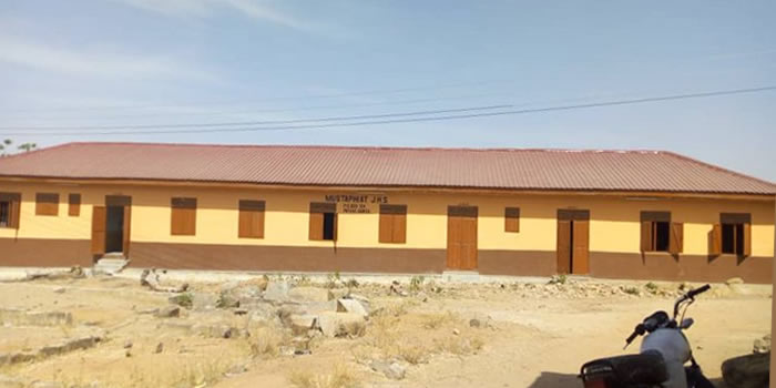 Construction of 3-unit classroom at Mustaphiat JHS