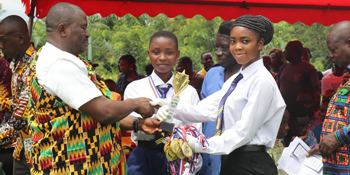 Birim Central - 66th Independence celebrations awards to students by Oda MP