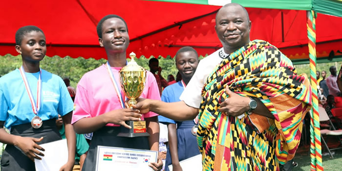 Birim Central - 66th Independence celebrations awards to students by Oda MP