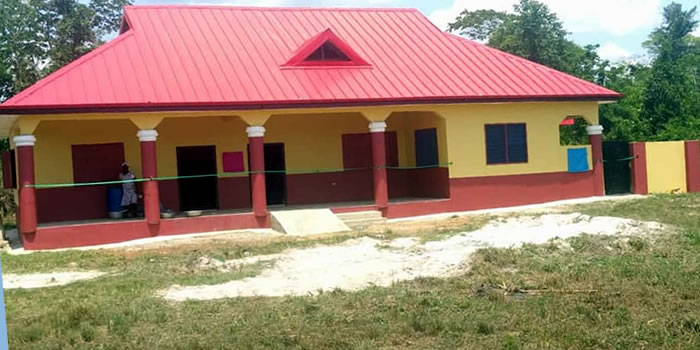 Ahafo Ano South West - Adesuapa Foundation supports Adjeibikrom with a modern classroom block 2023