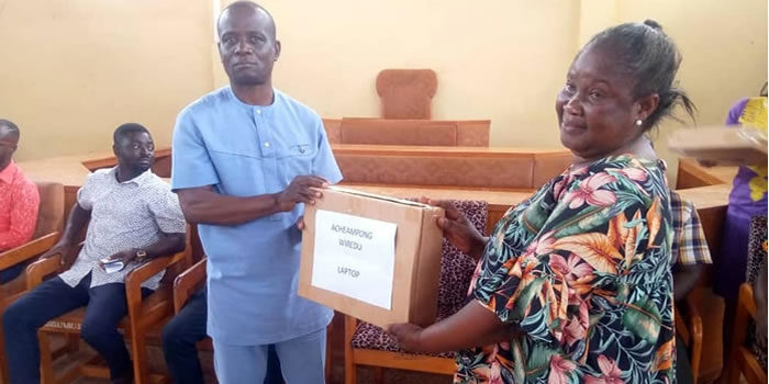 Ahafo Ano South West Assembly donates items to PWDs 2022