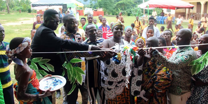 Akrofuom - Classrooms blocks commissioned in two communities 2023