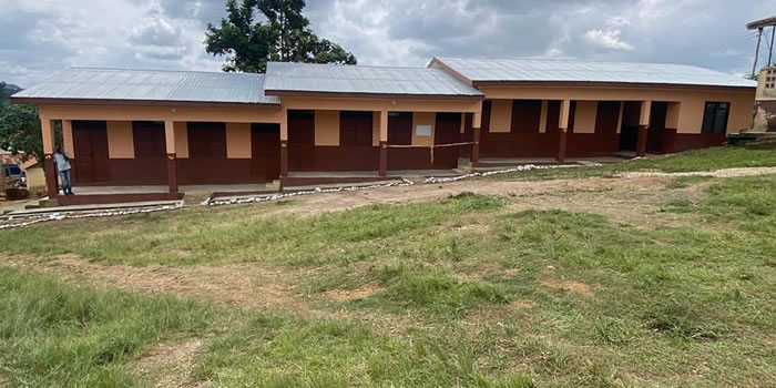 Akrofuom - Classrooms blocks commissioned in two communities 2023