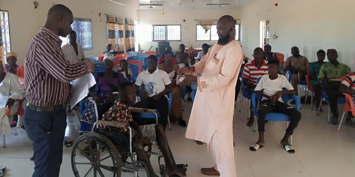 Binduri  DCE Support Persons with Disabilities 2020