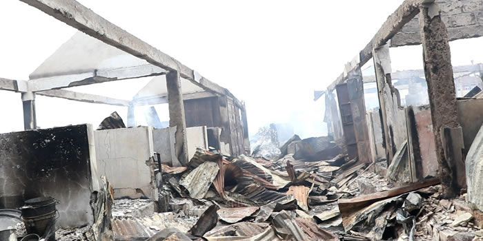 Birim Central - Fire Consumes shops in Oda 2021