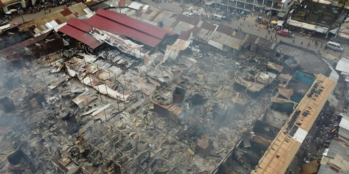 Birim Central - Fire Consumes shops in Oda 2021