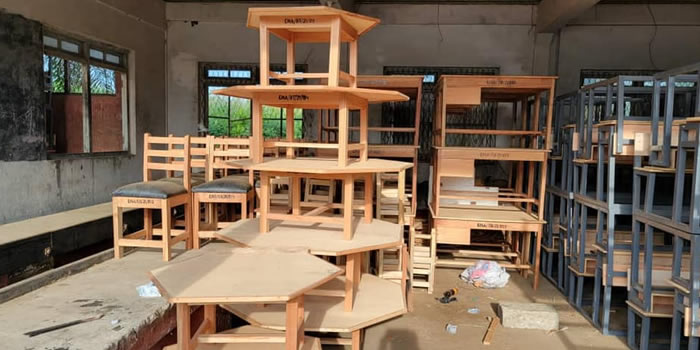 EFFutu  Municipal Assembly donates furniture to Education Directorate 2021