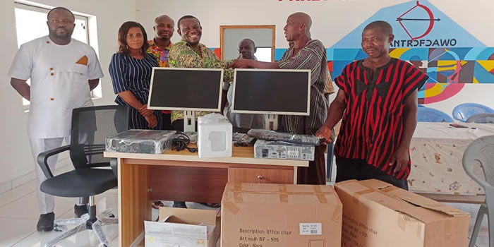 Ho West MP donates office equipment to Anfoeta Traditional 2022
