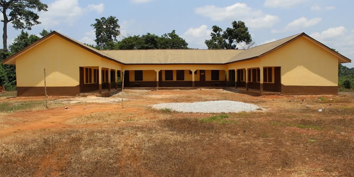 Construction of 6 unit classroom block at Kwakukra