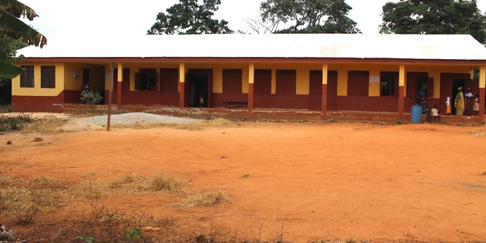 Construction of 3 unit classroom block at Kumoso