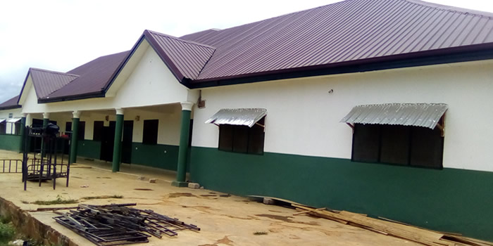 2-Unit Girls Dormitory Block with Toilet and Bath Facilities at Dadiesoaba Nursing Training College