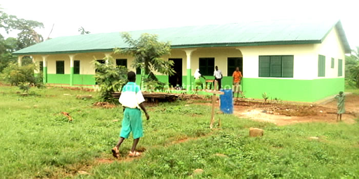 3-unit classroom block with Ancillary Facilities at Sankore